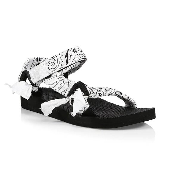 NEW Arizona Love Trekky Bandana White Black Sandals size 7 - Picture 1 of 5